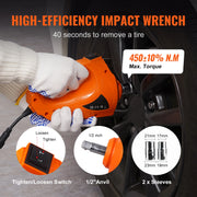 Bild in Galerie-Viewer laden, Amocart 5T Electric Car Jack Hydraulic Jack with Electric Impact Wrench Built-in Inflatable Pump, LED Light for SUV Sedan Truck