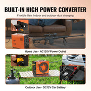 Bild in Galerie-Viewer laden, Amocart PCP Air Compressor 4500PSI/30Mpa Portable PCP Pump Compressor Water-Free Air Rifle Paintball Scuba Tank Compressor