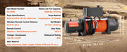 Load image into Gallery viewer, Amocart 13500lbs Electric Winch Car Truck Winch with 80ft Synthetic Rope Wireless & Wired Remote Control for Towing Off-Road