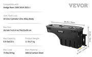 Load image into Gallery viewer, Amocart Truck Bed Storage Box Passenger Side Lockable Lid Waterproof ABS Wheel Well with Password Padlock Tool Box for Trucks