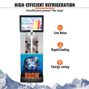 Bild in Galerie-Viewer laden, Amocart 8L/2.1 Gal Slushy Margarita Machine Single Bowl Smoothie Frozen Drink Beverage Dispenser Slushie Maker for Restaurants