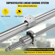 Bild in Galerie-Viewer laden, Amocart Linear Rail Ballscrew X 3 RM1605-350mm 650mm 1050mm X 2 Linear Rail Support, 12 CNC Kit Linear Shaft Optical Axis DIY