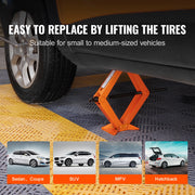 Charger l'image dans la visionneuse de galerie, Amocart Scissor Jack 2.5 Ton/5512 lbs Scissor Car Jack 3.7"-17.1" Lifting Range Scissor Lift Jack Portable Tire Jack for Car