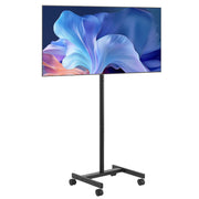 Bild in Galerie-Viewer laden, Amocart Rolling TV Stand Mobile TV Cart Suit for Various Sizes TV Portable TV Stand with Wheels for Living Room Bedroom Office
