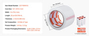 Load image into Gallery viewer, SucceBuy 6/24 Rolls 7.6CM 70M High Viscosity Clear Adhesive Tape Transparent Packaging Tape for Office Wrapping Express Packing