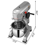 Charger l'image dans la visionneuse de galerie, Amocart 10-30L Electric Dough Machine Stainless Steel Commercial Cream Egg Whisk Mixer Processor Kitchen Food Stand Blender