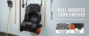 Charger l'image dans la visionneuse de galerie, Amocart Tow Behind Lawn 21/26/44/50in Sweeper Large Capacity Heavy Duty Leaf Grass Collector with Adjustable Sweeping for Pick