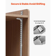 Load image into Gallery viewer, Amocart 40PCS Shelf Clips Adjustable Steel Pilaster Shelf Clips Compatible with Wardrobes Cabinets for Metal Wood Glass Shelves