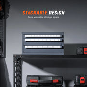 Bild in Galerie-Viewer laden, Amocart Steel Drill Dispenser Organizer Cabinet Storage Drill Bit Dispenser Cabinet Three-Drawer Drill Bit Organizer Cabinet