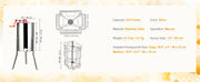Charger l'image dans la visionneuse de galerie, Amocart Honey Extractor 4/8 2/4 Frame Electric Stainless Steel Honeycomb Spinner Crank Honey Centrifuge Beekeeping Equipment