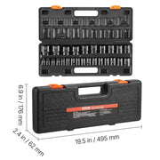 Bild in Galerie-Viewer laden, Amocart 1/2In 26Piece Impact Socket Set Impact Sockets Shallow Socket 6-Point Sockets 1/2 Inches Drive Socket Set Impact Metric