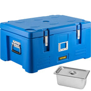 Bild in Galerie-Viewer laden, Amocart 30L Insulated Cabinet 3 Pans Food Carrier Food Delivery Container Box Top Loader Outdoor Refrigerating Cabin
