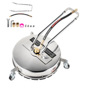 Charger l'image dans la visionneuse de galerie, Amocart 16 18 Inch Surface Cleaner Twin Rotary Arm 4000PSI 1/4" QC Stainless Steel Pressure Washer Decks Surface Cleaning