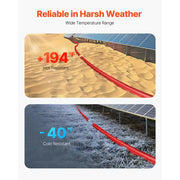 Bild in Galerie-Viewer laden, Amocart 100FT Solar Panel Extension Cable 10AWG 6mm² IP67 Waterproof Solar Extension Cable for Home Ship and RV Solar Panels