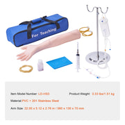 Bild in Galerie-Viewer laden, Amocart Phlebotomy Practice Kit IV Venipuncture Intravenous Training Kit w/ Carrying Bag Practice IV Skills for School Students