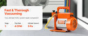 Charger l'image dans la visionneuse de galerie, Amocart Vacuum Pump & Oil Bottle 3.5CFM/4CFM/5CFM 1-Stage or 6CFM 9CFM 2-Stage, R134a R22 R410a Systems Conditioner Maintenance