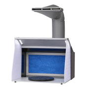 Load image into Gallery viewer, Amocart Airbrush Spray Booth Portable Hobby Airbrush Paint Spray Booth Kit with 4 LED Light Powerful Dual Exhaust Fans