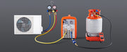 Charger l'image dans la visionneuse de galerie, Amocart 30 lbs Refrigerant Recovery Tank with Float Switch Reusable AC Recovery Tank HVAC for All Refrigerant Prevent Overflow