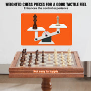 Charger l'image dans la visionneuse de galerie, Amocart 18 Inch 3-IN-1 Chess Checkers Backgammon Table Set Premium Wooden Chess Table Deluxe Combo Game Table Furniture Set