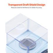 Bild in Galerie-Viewer laden, Amocart Analytical Balance High Precision Electronic Digital Analytical Balance with Glass Draft Shield for Laboratory Jewelry