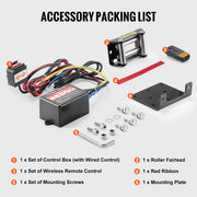 Bild in Galerie-Viewer laden, Amocart 4000lbs Electric Winch with 39ft 7 Strands Steel Cable Wireless & Wired Remote Control ATV/UTV Winch for Truck Towing