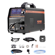 Load image into Gallery viewer, 4 in 1 MIG Welding Machine Gas MIG 160A 200A Multi-Process Synergic Mig Welder w/ IGBT Inverter LCD Screen Display MIG