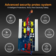 Load image into Gallery viewer, Pure Sine Wave Inverter DC to AC 12V 24V to 120V 4000W 3000W 2000W 60Hz High Power Inverter LCD Display Car Solar Inverter