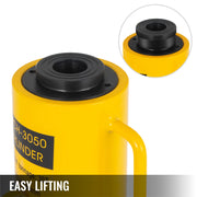 Charger l'image dans la visionneuse de galerie, Amocart 20/30/60T Hollow Hydraulic Cylinder Jack 50/100mm Plunger Ram Hydraulic Solid Cylinder Hydraulic Jack for Car/Van/Boat