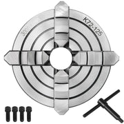 Charger l'image dans la visionneuse de galerie, Amocart K72-125 Lathe Chuck 5 Inch 4-Jaw Independent Reversible Jaw Metal Lathe Chuck Turning Machine Accessories, Lathes Use