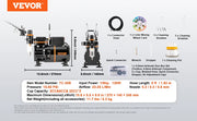 Bild in Galerie-Viewer laden, Amocart Airbrush Kit, Dual Fan Air Compressor Professional Airbrushing System Kit Airbrushes Mixing Wheel Cleaning Brush Set