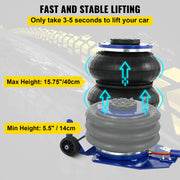 Load image into Gallery viewer, for CarTruck Van SUV Repair Tool Amocart 5Ton Triple Bag Air Jack Pneumatic Jack Inflatable Car Jack, Lifter Pneumatic Air Jack