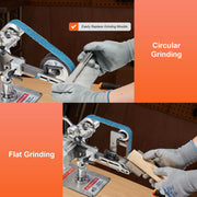 Bild in Galerie-Viewer laden, Amocart Belt Grinder Sander 30 x1-Inch Variable Speed Belt Polisher W/VFD 550W Grinding Polishing for Metalworking Knife Making
