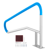 Charger l'image dans la visionneuse de galerie, Amocart Pool Handrail Stainless Steel with Base Plate for Indoor/Outdoor Swimming Pool Safety Railing w/ Grip Cover for Decks