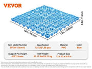 Charger l'image dans la visionneuse de galerie, Amocart Interlocking Tile 12/50/55PCS 12"x12" Splicing Soft PVC Drainage Floor Tiles Non-Slip Drainage Holes for Bathroom Pool