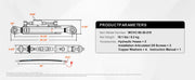 Charger l'image dans la visionneuse de galerie, Amocart Hydraulic Top Link Cat.1-1 Hydraulic Cylinder with 2 Hoses&G3/8" Check Valve High-Sealing Check Valve Easy Installation