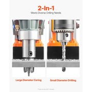 Load image into Gallery viewer, Amocart 11PCs Magnetic Drill Motor 1.6 in 1450W Boring Diameter 850RPM Speed 2810 lbf Portable Electric Mag Drill Press