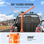 Charger l'image dans la visionneuse de galerie, for Factory Lifting Goods Amocart 1100lbs Electric Pickup Truck Crane W/ 3500lbs Electric Winch Bed Jib Crane Hoist 360° Swivel