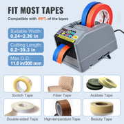 Bild in Galerie-Viewer laden, SucceBuy ZCUT-9 Automatic Tape Cutting Machine Paper Slitting Dispenser 6-60mm Adhesive Electric Tape Cutter for Product Package