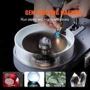 Charger l'image dans la visionneuse de galerie, Amocart Gem Faceting Machine 2800RPM 180W 110V with Faceted Manipulator 1 Bag of Triangle Abrasive Jade Rock Jewel Polisher