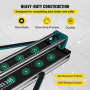 Charger l'image dans la visionneuse de galerie, SucceBuy 1200MM Tile Cutter High Precision Manual Ceramic Floor Tiles Tile Cutter 48 In Cutting Machine for Precision Cutting