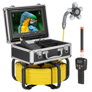 Bild in Galerie-Viewer laden, Amocart Sewer Camera 165 ft/50 m Self-Leveling Drain Inspection Camera with 9" 1080P HD Screen and 512Hz Locator for Duct Pipe