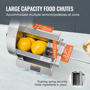 Charger l'image dans la visionneuse de galerie, Amocart Manual Vegetable Fruit Slicer 0-0.5"/0-12mm Thickness Adjustable Commercial Slicer Machine Food Cutter Slicing Machine