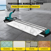 Charger l'image dans la visionneuse de galerie, SucceBuy 1200MM Tile Cutter High Precision Manual Ceramic Floor Tiles Tile Cutter 48 In Cutting Machine for Precision Cutting