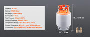 Load image into Gallery viewer, Amocart Refrigerant Recovery Tank 50 LBS Capacity 400 psi Portable Cylinder Tank with Y-Valve for Liquid/Vapor, for R22/R134A