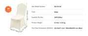 Charger l'image dans la visionneuse de galerie, Amocart 30/50PCS Ivory Stretch Spandex Folding Chair Covers Universal Fitted Chair Cover Removable Protective Slipcovers