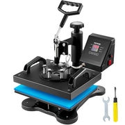 Charger l'image dans la visionneuse de galerie, Amocart 12x10Inch Dual Digital Heat Press Machine 650W Swing Away 360 Degree Rotation Transfer Sublimation Printing for T-Shirt