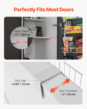 Charger l'image dans la visionneuse de galerie, Amocart 6/8/9/10 Tier Over the Door Pantry Organizer Heavy-Duty Steel Hanging Spice Rack, Adjustable Wall Seasoning Shelves