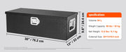 Charger l'image dans la visionneuse de galerie, Amocart Heavy Duty Aluminum Truck Bed Tool Box, Diamond Plate Tool Box with Side Handle and Lock Keys for Pickup, Truck Bed, RV