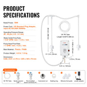 Load image into Gallery viewer, Amocart 2x5Gal Bottled Water Dispenser Pump System Dispensing System Auto Electric Water Dispenser Double-Pipe Water Jug Pump