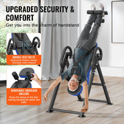 Bild in Galerie-Viewer laden, SucceBuy Inversion Table Heavy Duty Inversion Table Decompression Back Stretcher Machine Strength Training Equipment w/Headrest